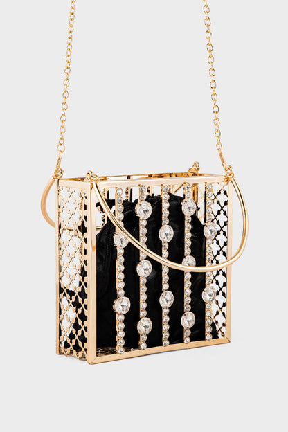 Party Wear Clutch BH0120-Black
