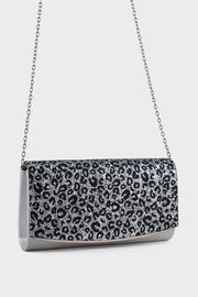 Party Wear Clutch BK4123-Silver