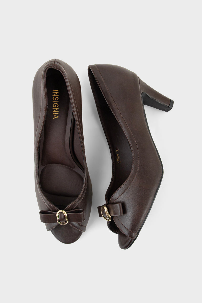 Formal Peep Toes IF3509-Brown