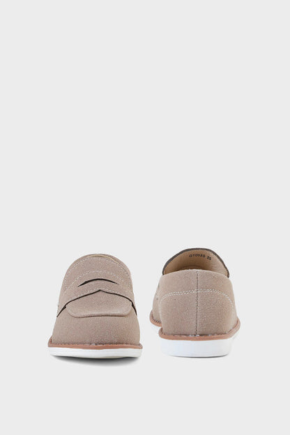 Boys Formal Moccasin Q10020-Beige