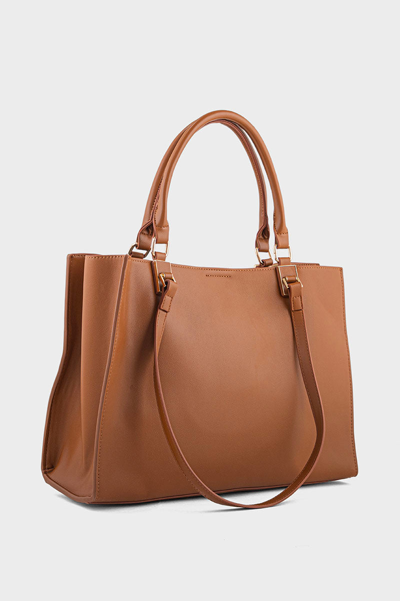 Tote Hand Bags BS2175-Camel