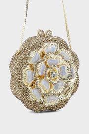 Party Wear Clutch BK4059-Golden