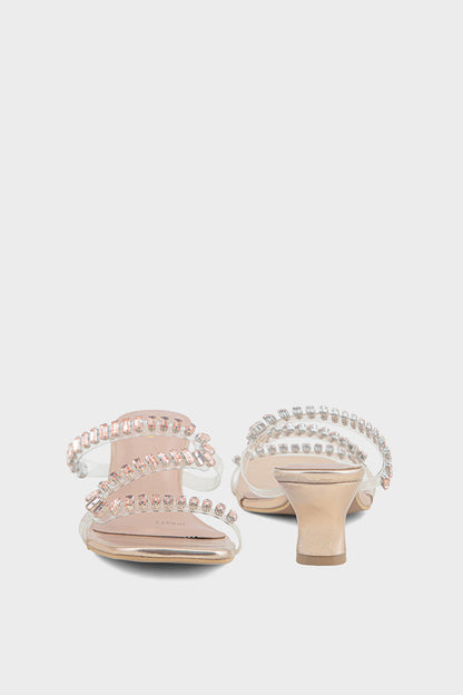Party Wear Slip On IP0071-Rose Gold