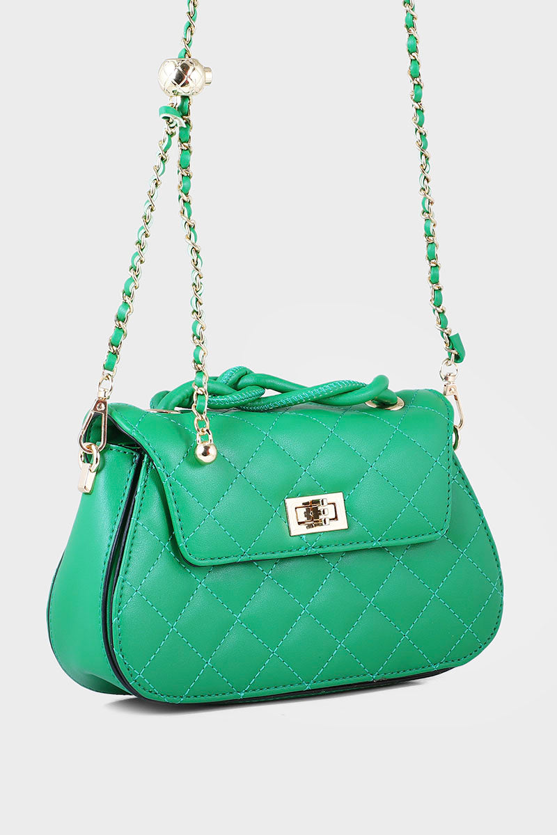 Top Handle Hand Bags B15081-Green