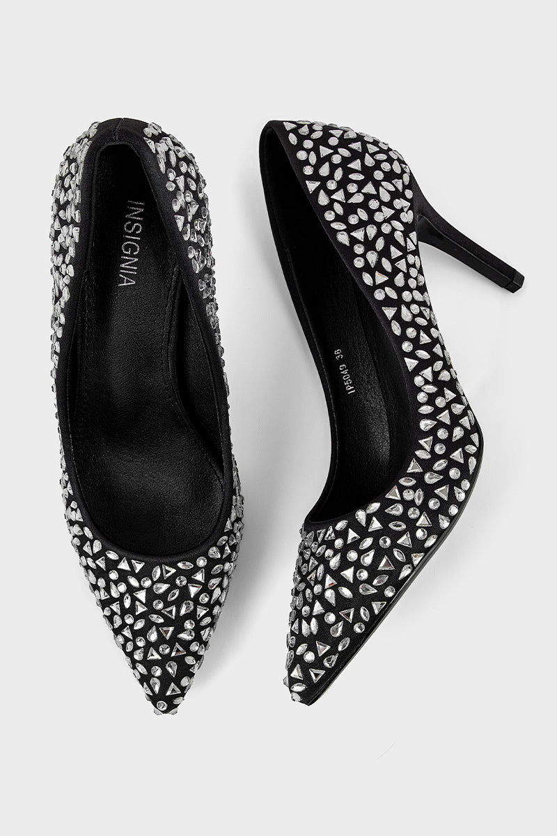 Pary Wear Court Shoes IP5049-Black