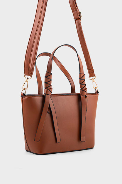 Tote Hand Bags BS2196-Dark Brown