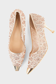 Pary Wear Court Shoes IP5051-Champagne