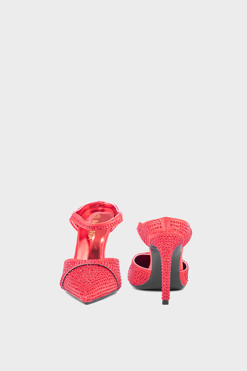 Party Wear Mule IP8506-Red