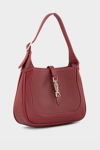 Formal Shoulder Bags BS2143-Burgundy