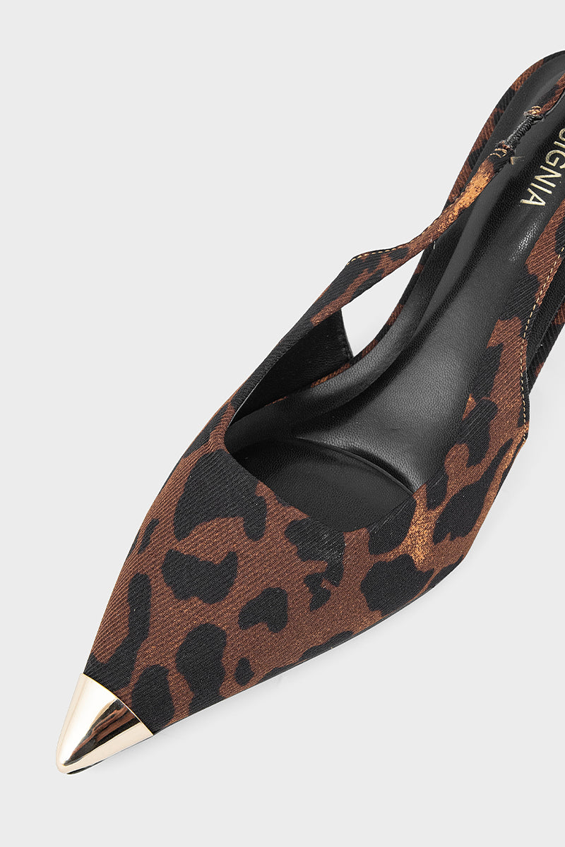 Formal Sling Back IF4089-Cheetah