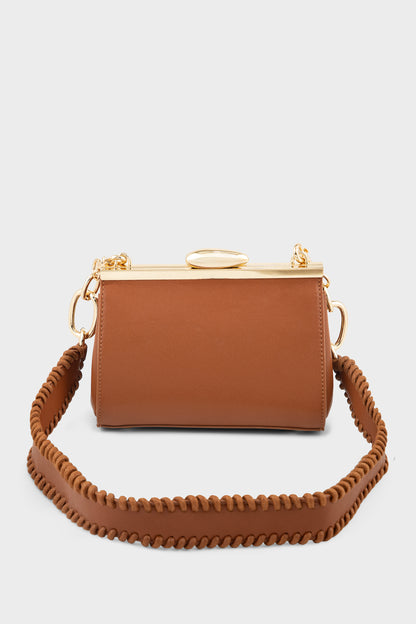 Top Handle Hand Bags BK4201-Tan