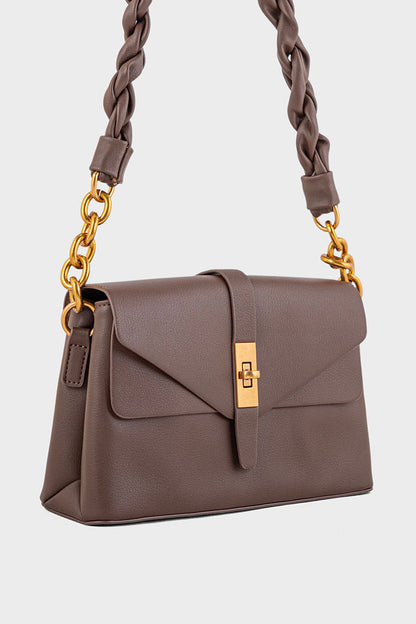Cross Shoulder Bags BS2125-Brown