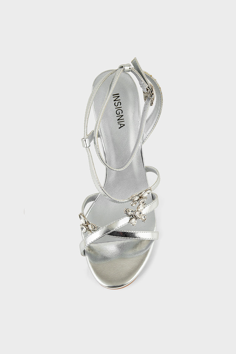 Party Wear Sandal IP2082-Silver