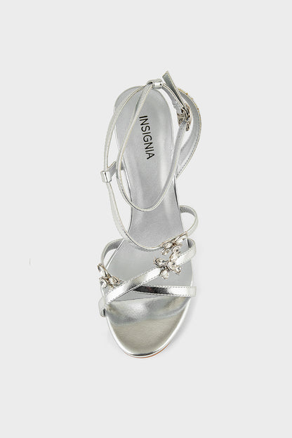 Party Wear Sandal IP2082-Silver