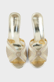 Party Wear Slip On IP0123-Gold