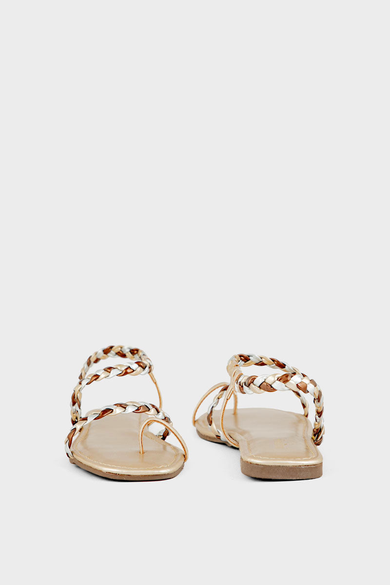 Casual Sandal I10049-Golden