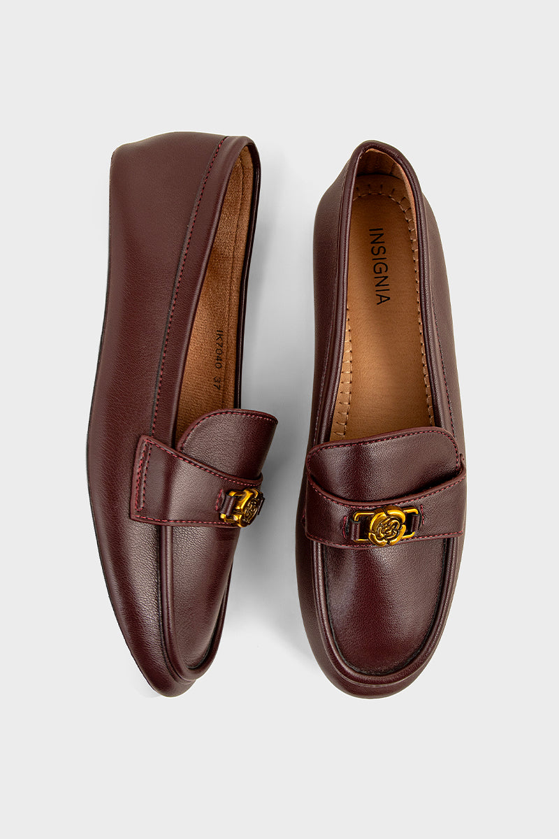 Comfort Moccasin IK7040-Burgundy