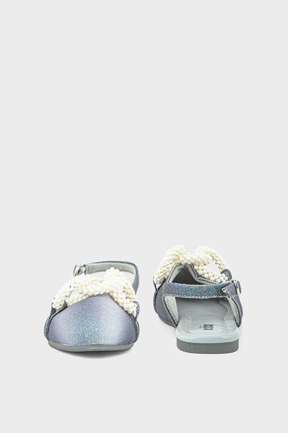 Girls Party Wear Sling Back GP7001-Grey