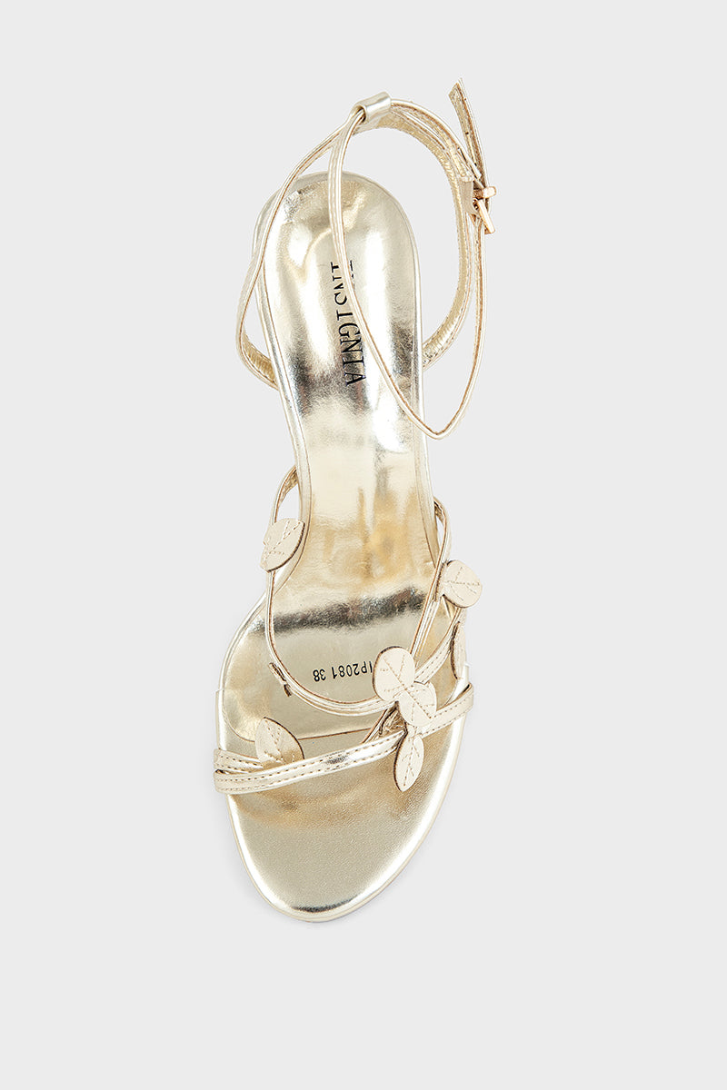 Party Wear Sandal IP2081-Gold
