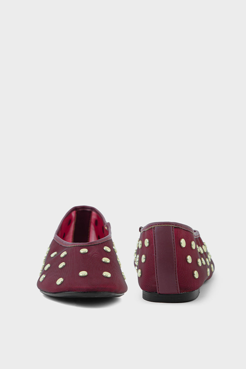 Casual Pumps IC6014-Maroon