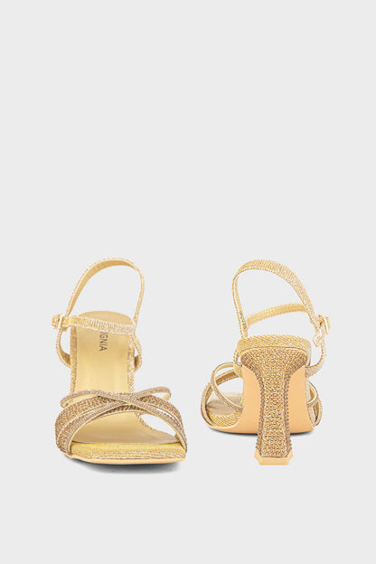 Party Wear Sandal IP2035-Golden