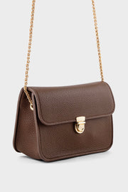 Cross Shoulder Bags BS2176-Brown