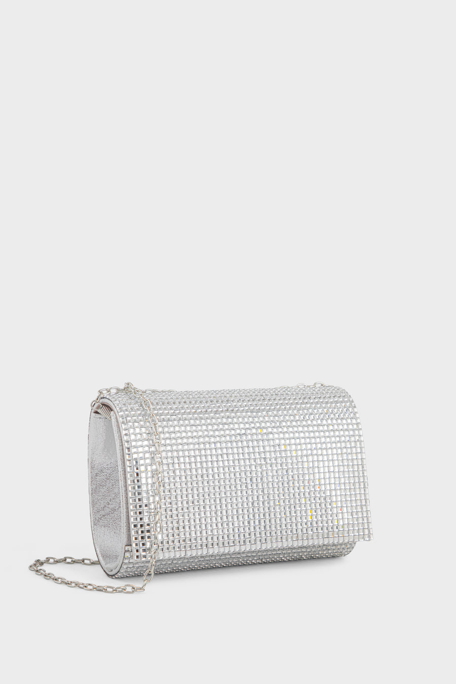 Party Wear Clutch BK4152-Silver