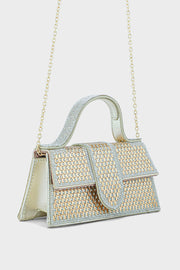 Top Handle Hand Bags BH0046-Golden