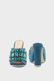 Party Wear Slip On I29227-Green