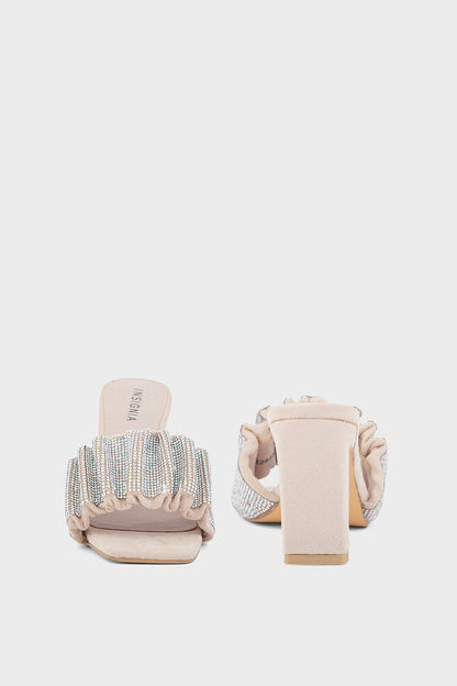 Party Wear Slip On I29182-Beige