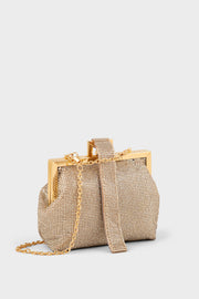 Party Wear Clutch BK4167-Golden