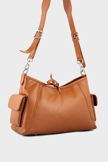 Cross Shoulder Bags BS2126-Brown