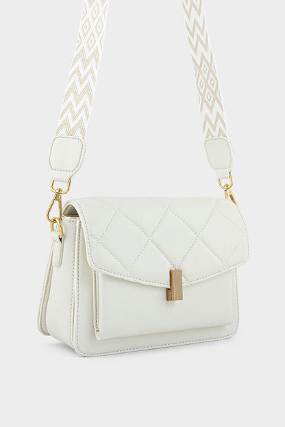 Flap Shoulder Bags BS2127-Ivory