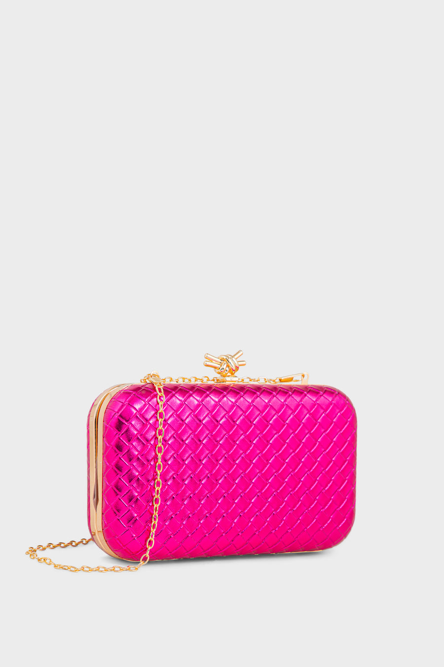 Party Wear Clutch BK4143-Fuchsia