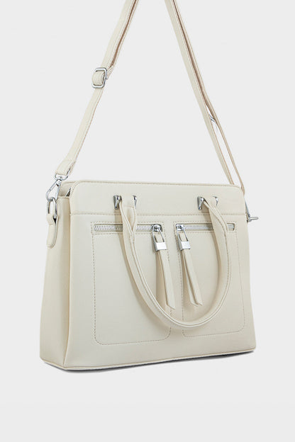 Top Handle Hand Bags BH0106-Ivory