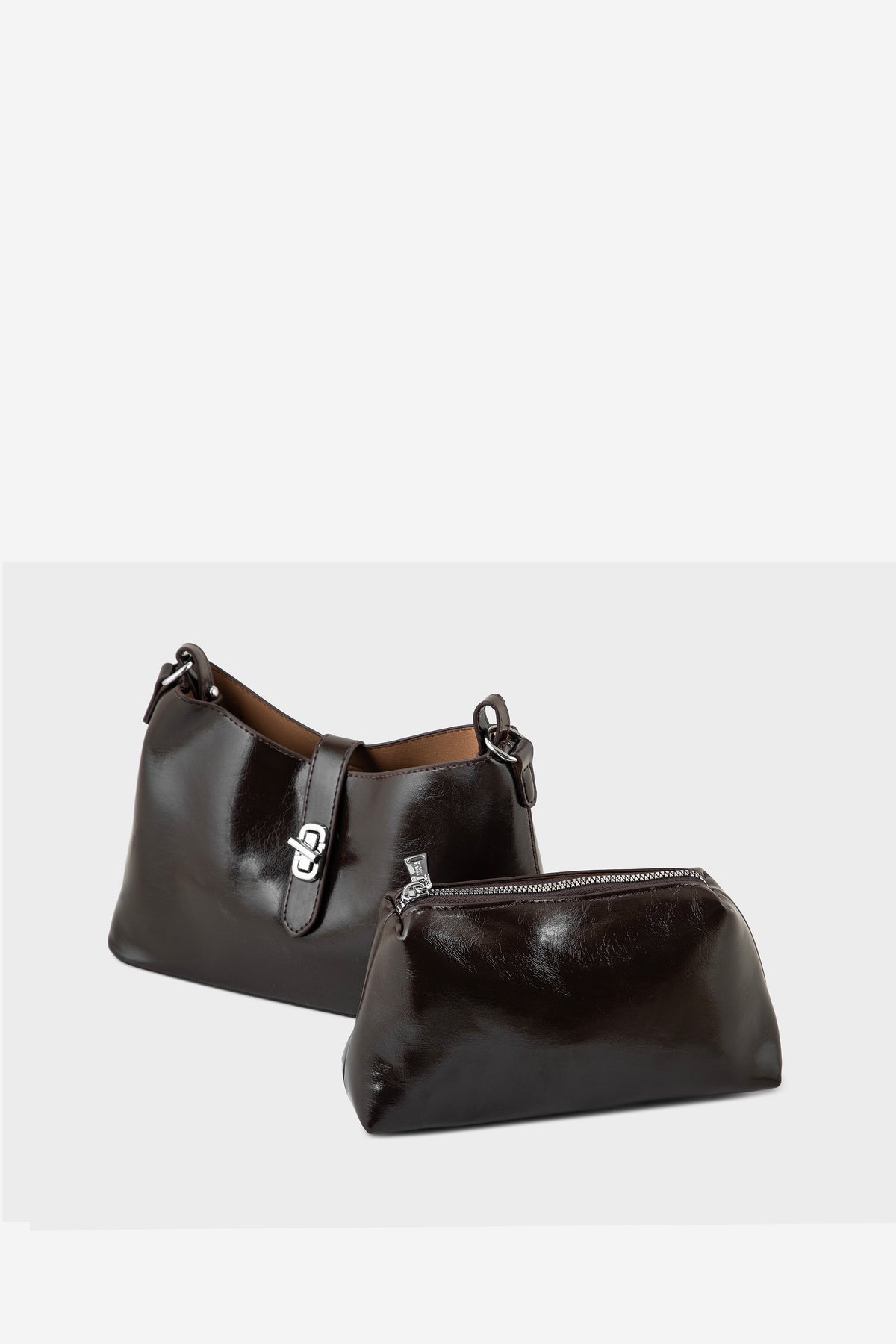 Bagutte Shoulder Bags BS2405-Coffee