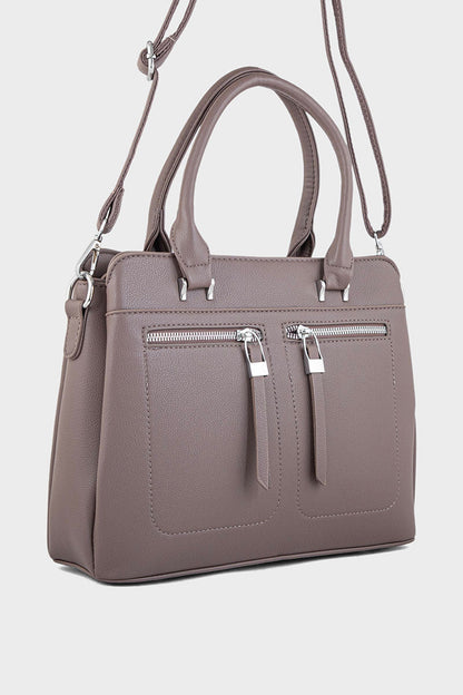 Top Handle Hand Bags BH0106-Brown