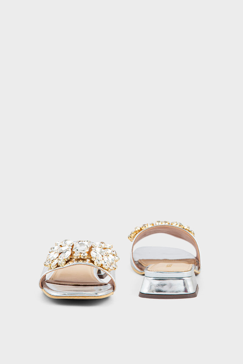 Party Wear Slip On IP0053-Silver