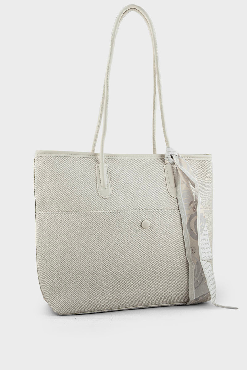 Tote Hand Bags BS2189-White