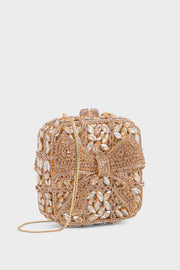 Party Wear Clutch BK4061-Golden