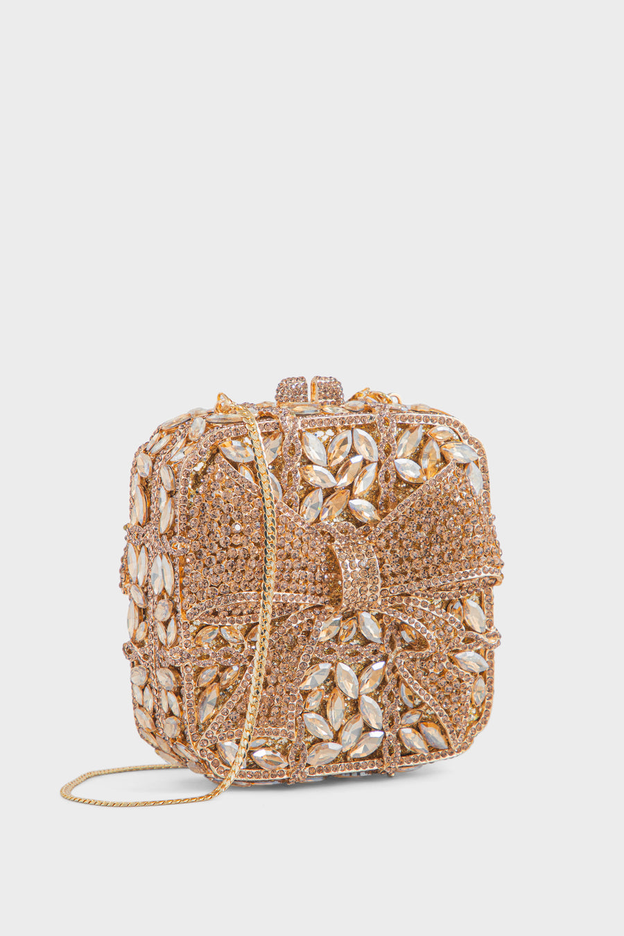 Party Wear Clutch BK4061-Golden