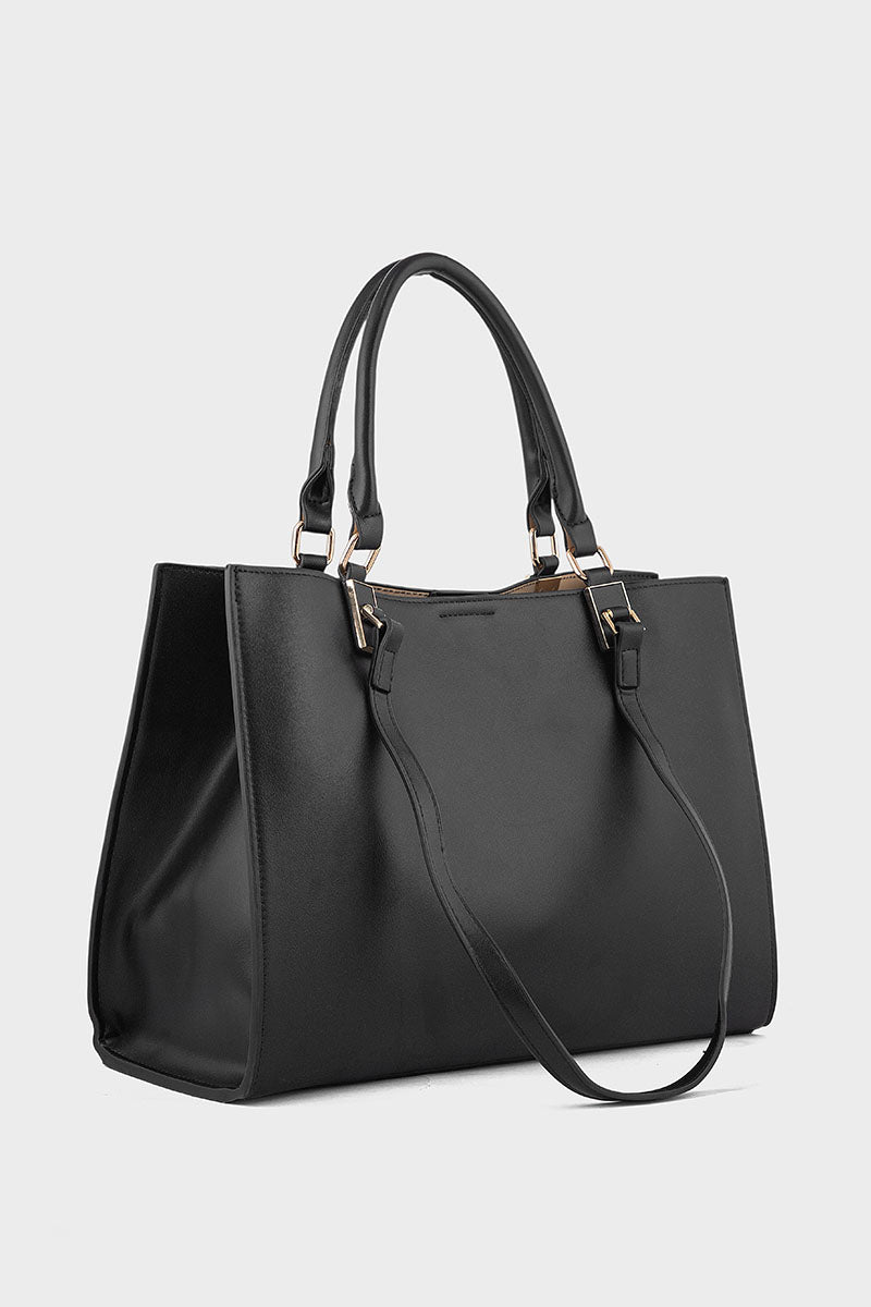 Tote Hand Bags BS2175-Black