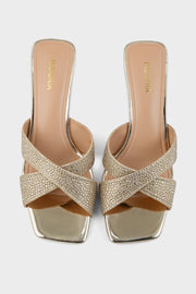 Party Wear Slip On IP0118-Gold