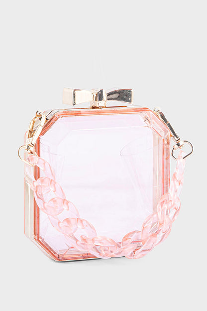 Party Wear Clutch BK4044-Pink