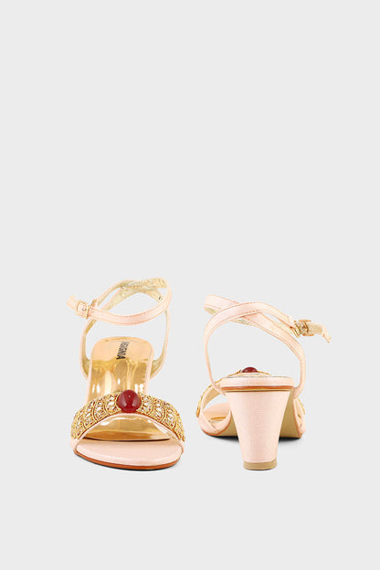 Party Wear Sandal I23668-Peach