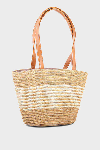 Tote Hand Bags BS2082-Beige