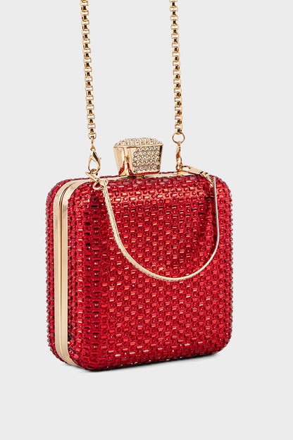 Party Wear Clutch BK4072-Red