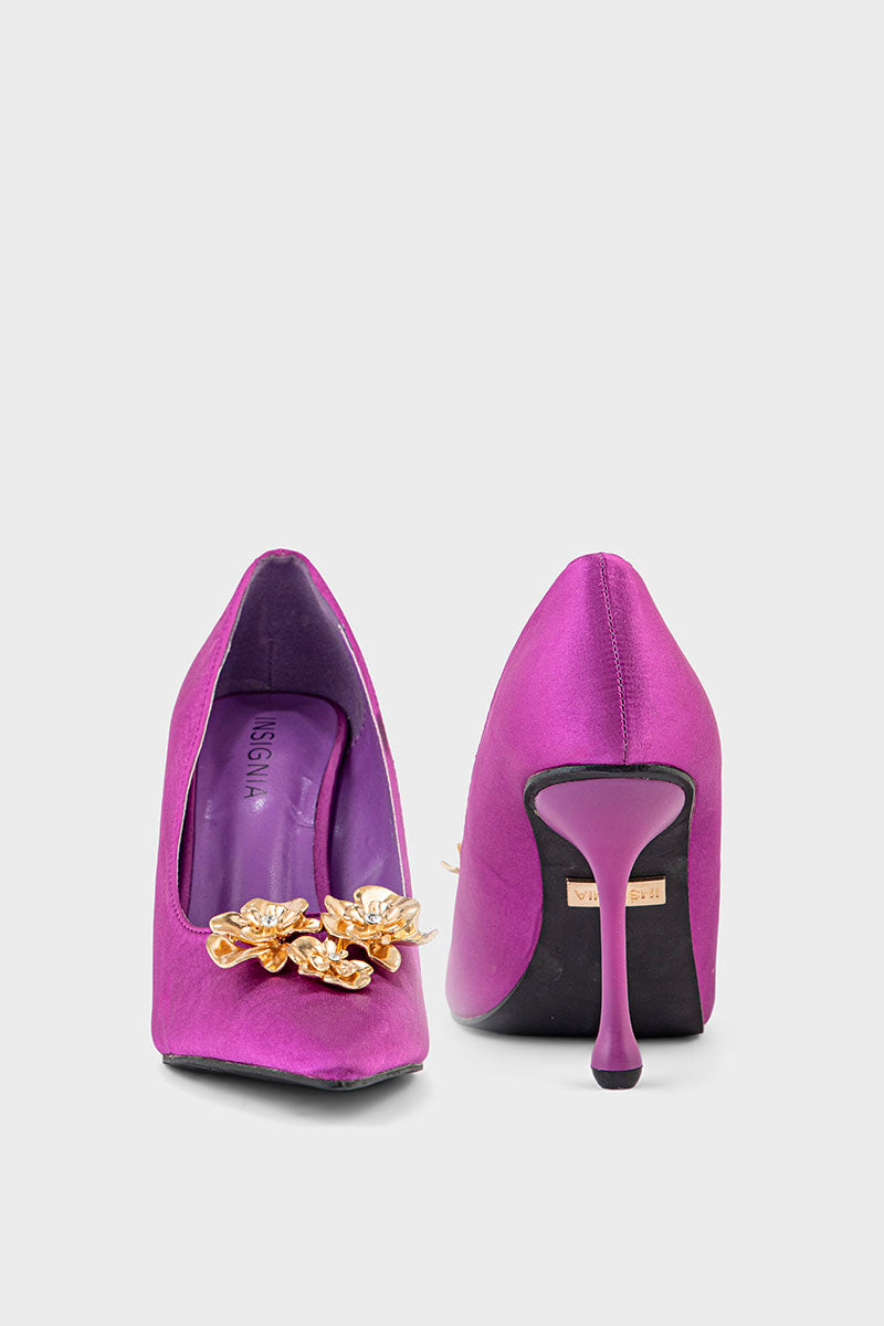 Party Wear Court Shoes IP5005-Plum