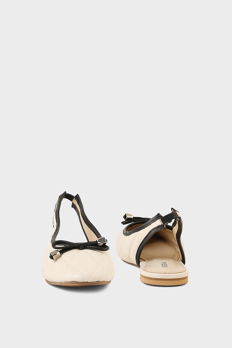 Casual Sling Back I47313-Off White