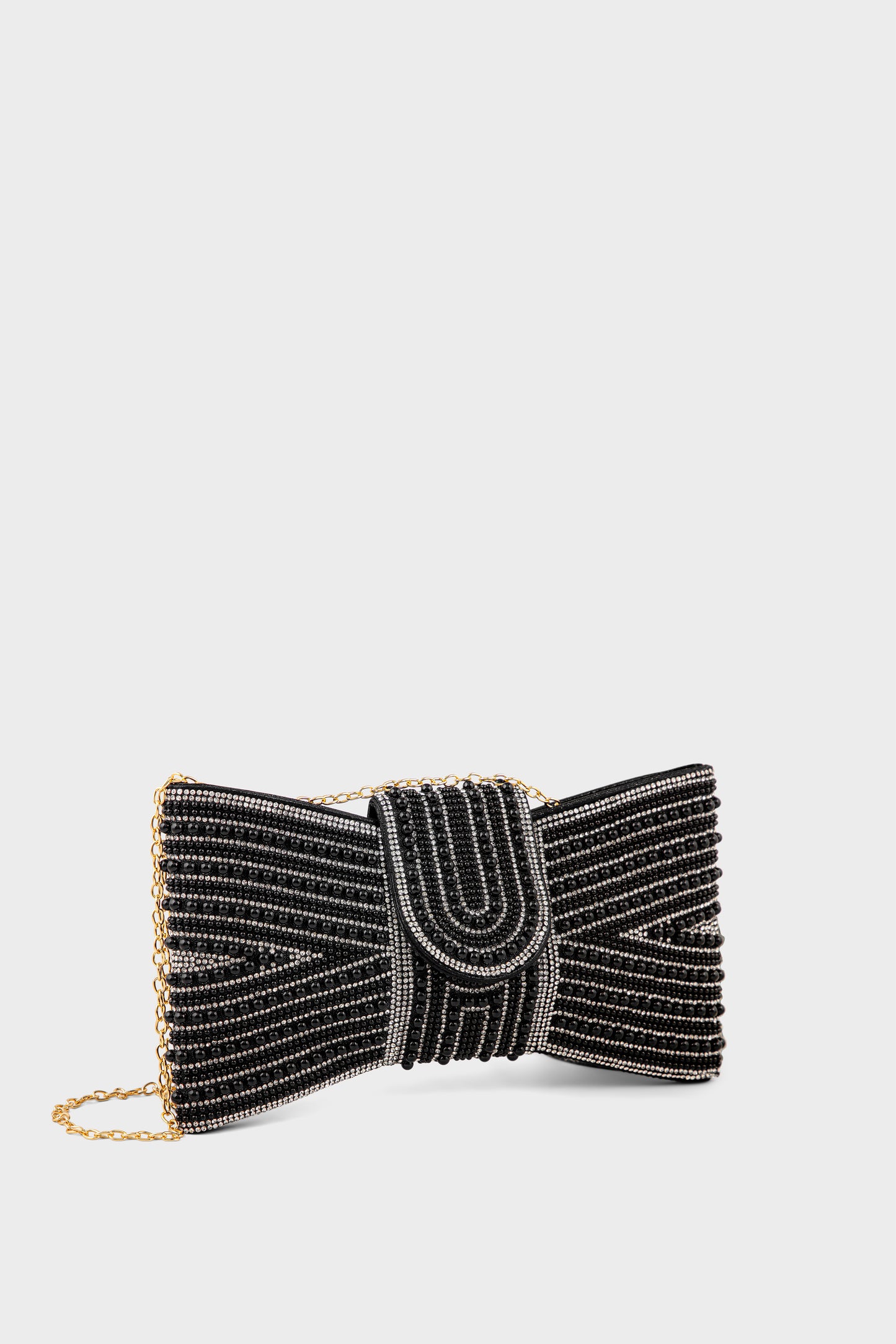 Party Wear Clutch BK4155-Black